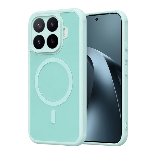 Funda MagSafe para Xiaomi 17T Pro, Techsuit, HaloFrost II, Verde Claro