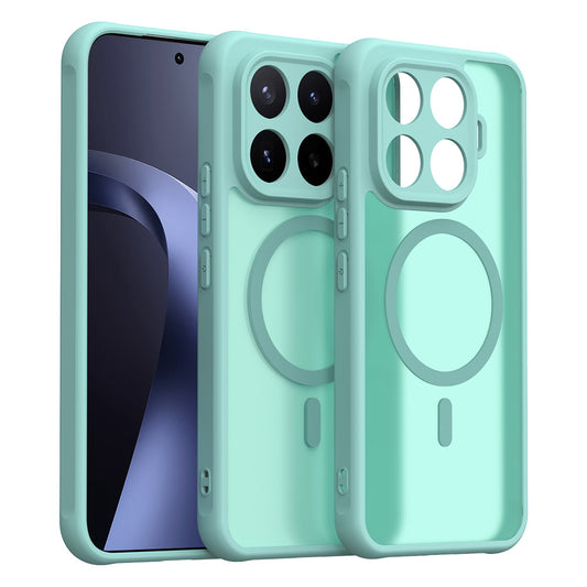 Funda MagSafe para Xiaomi 17T Pro, Techsuit, HaloFrost II, Verde Claro