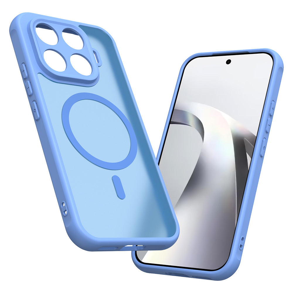 Funda MagSafe para Xiaomi 17T, Techsuit, HaloFrost II, Azul