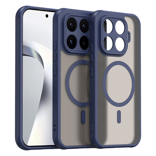 Funda MagSafe para Xiaomi 17T, Techsuit, HaloFrost II, Azul Marino