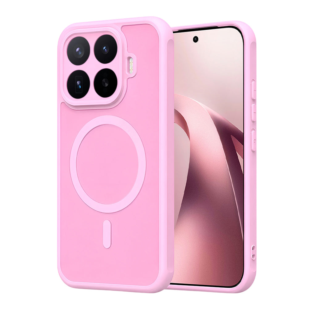Funda MagSafe para Xiaomi 17T, Techsuit, HaloFrost II, Rosa