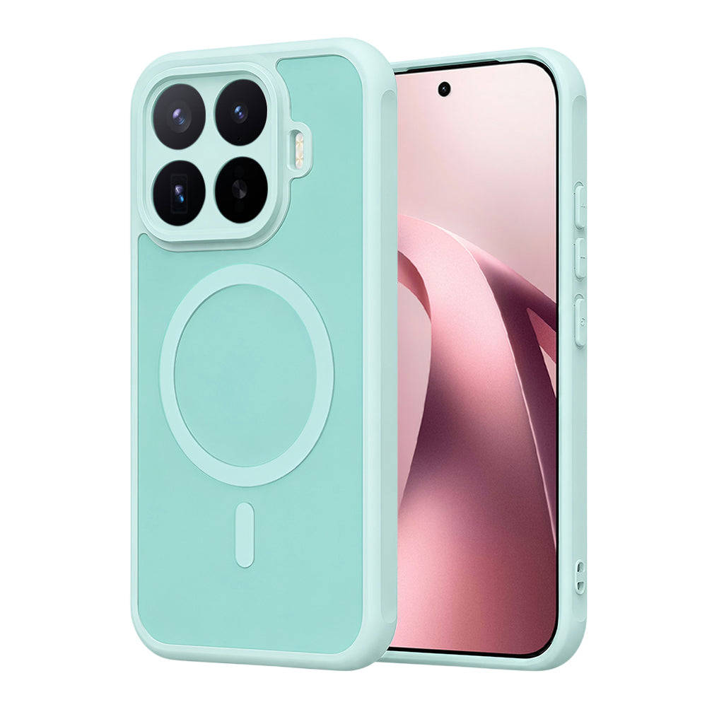 Funda MagSafe para Xiaomi 17T, Techsuit, HaloFrost II, Verde Claro