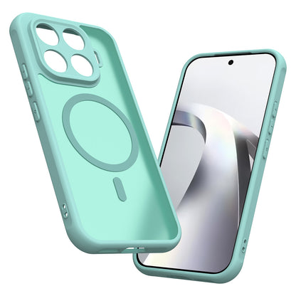 Funda MagSafe para Xiaomi 17T, Techsuit, HaloFrost II, Verde Claro
