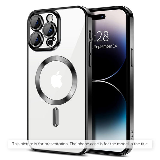 Funda MagSafe para Xiaomi 17T, Techsuit, Luxury Crystal, Negra