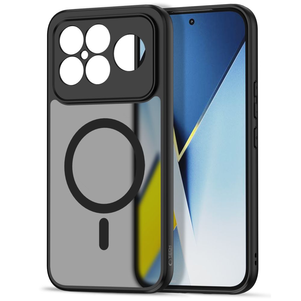 Funda MagSafe para Xiaomi Poco F8 Ultra, Tech-Protect, Magmat, Negra