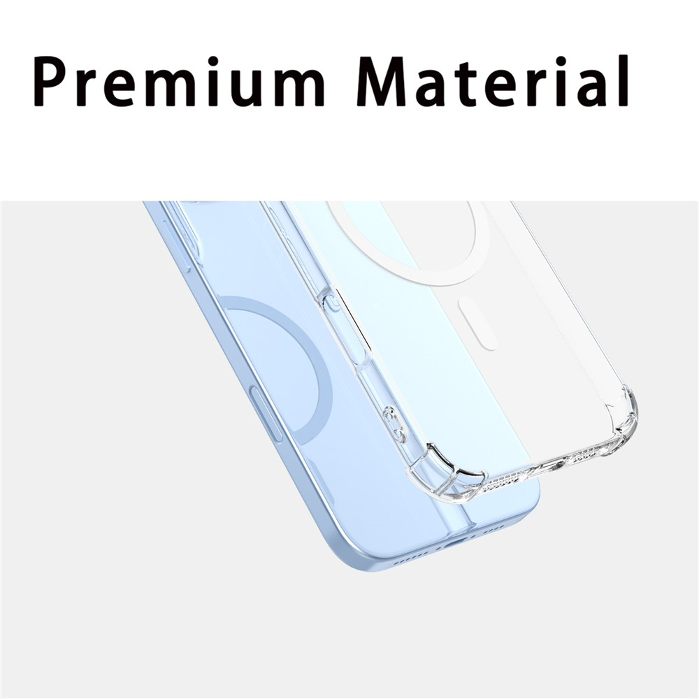 Funda MagSafe para Xiaomi 17T, OEM, a prueba de golpes, Transparente