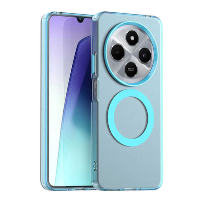 Funda MagSafe para Xiaomi Poco C75 / Redmi 14C, Techsuit, CandyCase, Azul