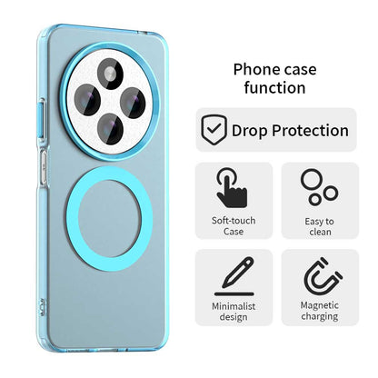 Funda MagSafe para Xiaomi Poco C75 / Redmi 14C, Techsuit, CandyCase, Azul