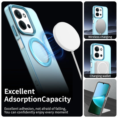 Funda MagSafe para Xiaomi Poco C85 4G / Redmi 15C 5G / 15C 4G, Techsuit, CandyCase, Azul