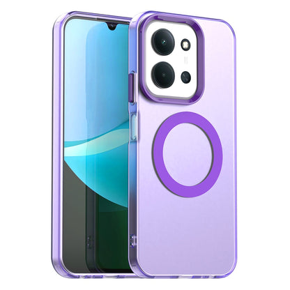 Funda MagSafe para Xiaomi Poco C85 4G / Redmi 15C 5G / 15C 4G, Techsuit, CandyCase, Morado
