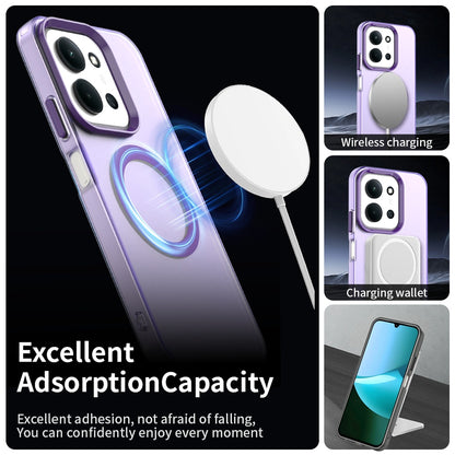Funda MagSafe para Xiaomi Poco C85 4G / Redmi 15C 5G / 15C 4G, Techsuit, CandyCase, Morado