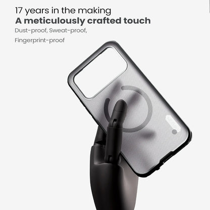 Funda MagSafe para Xiaomi Poco F8 Ultra, Nillkin, Super Shield Pro, Negra Transparente