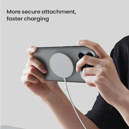 Funda MagSafe para Xiaomi Poco F8 Ultra, Nillkin, Super Shield Pro, Negra Transparente