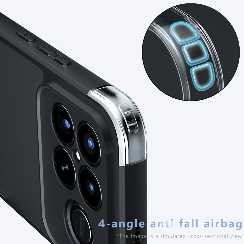 Funda MagSafe para Xiaomi Poco F8 Ultra, Techsuit, PureFrost, Negra Satinada