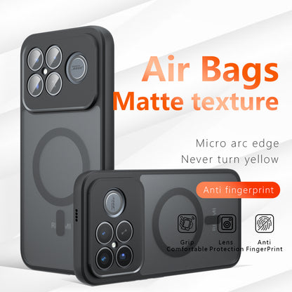 Funda MagSafe para Xiaomi Poco F8 Ultra, Techsuit, PureFrost, Negra Satinada