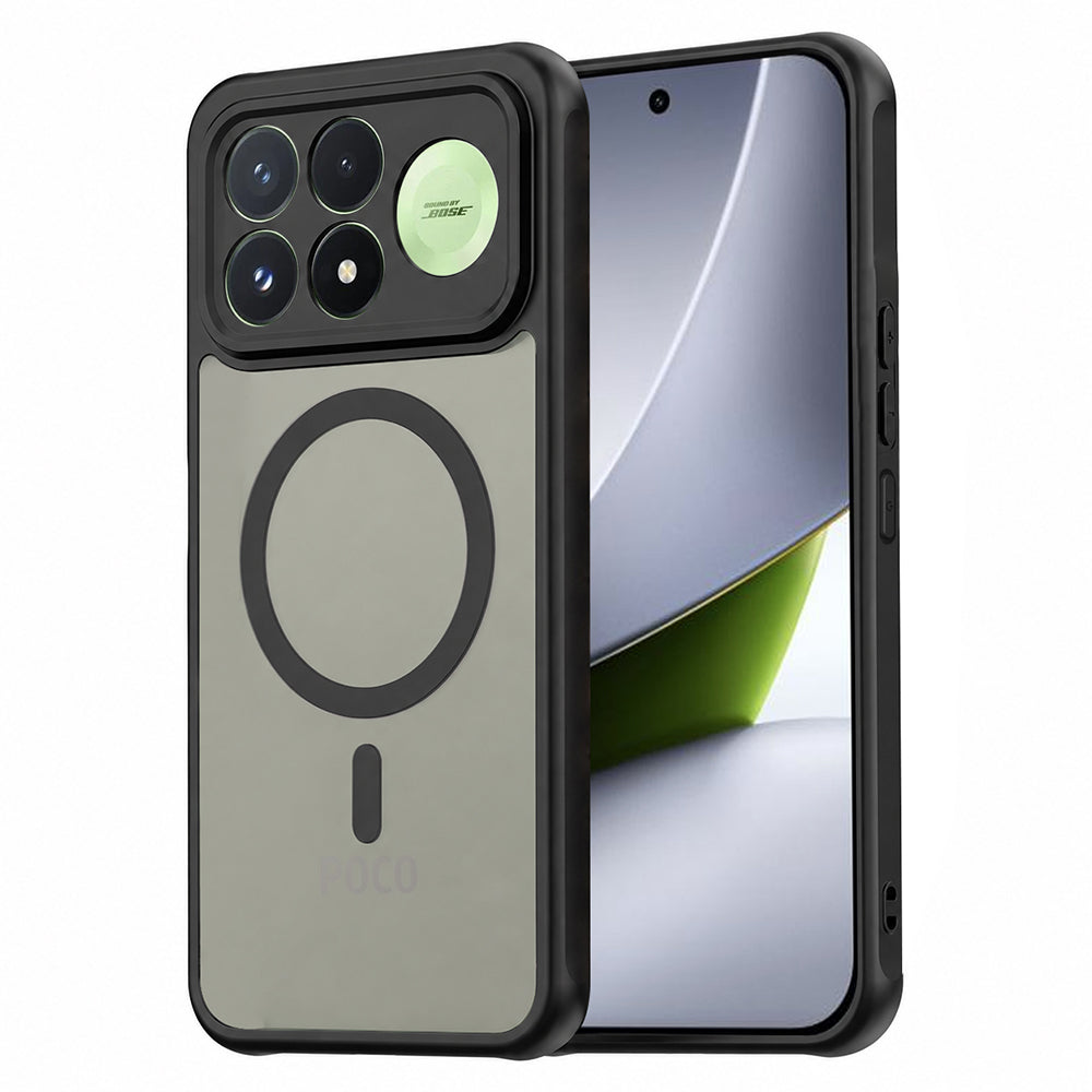 Funda MagSafe para Xiaomi Poco F9 Pro, Techsuit, HaloFrost II, negra