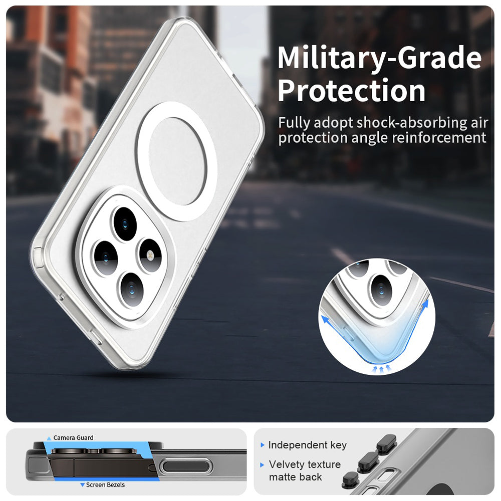 Funda MagSafe para Xiaomi Poco M8 Pro / Redmi Note 15 Pro+ 5G, Techsuit, CandyCase, Blanca