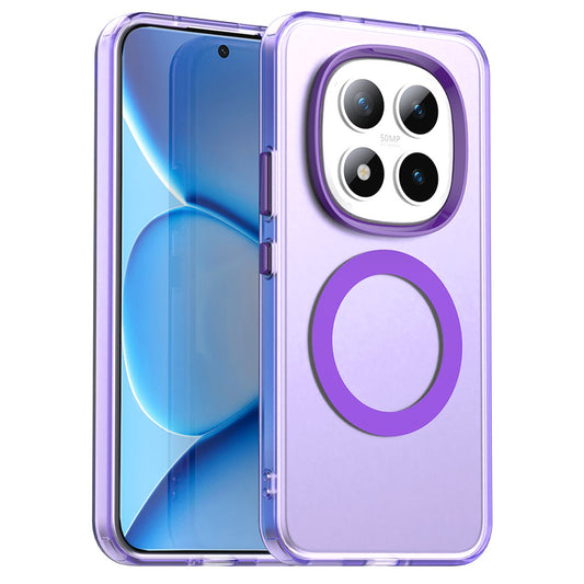 Funda MagSafe para Xiaomi Poco M8 Pro / Redmi Note 15 Pro+ 5G, Techsuit, CandyCase, Morado