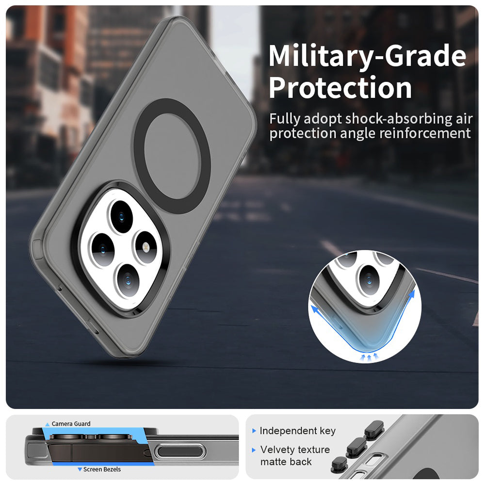 Funda MagSafe para Xiaomi Poco M8 Pro / Redmi Note 15 Pro+ 5G, Techsuit, CandyCase, Negra