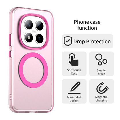 Funda MagSafe para Xiaomi Poco M8 Pro / Redmi Note 15 Pro+ 5G, Techsuit, CandyCase, Rosa