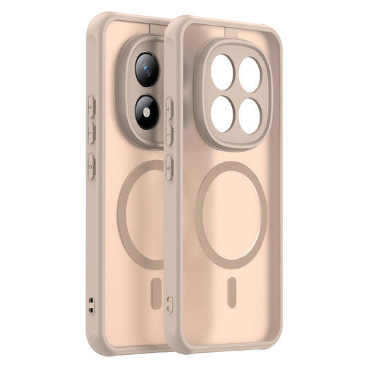 Funda MagSafe para Xiaomi Poco M8 Pro / Redmi Note 15 Pro+ 5G, Techsuit, HaloFrost II, Dorada