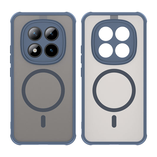 Funda MagSafe para Xiaomi Poco M8 Pro / Redmi Note 15 Pro+ 5G, Techsuit, HaloFrost II, Azul Marino