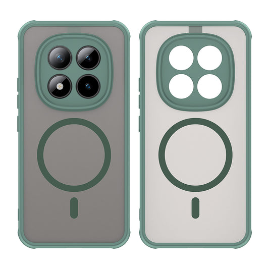 Funda MagSafe para Xiaomi Poco M8 Pro / Redmi Note 15 Pro+ 5G, Techsuit, HaloFrost II, Verde