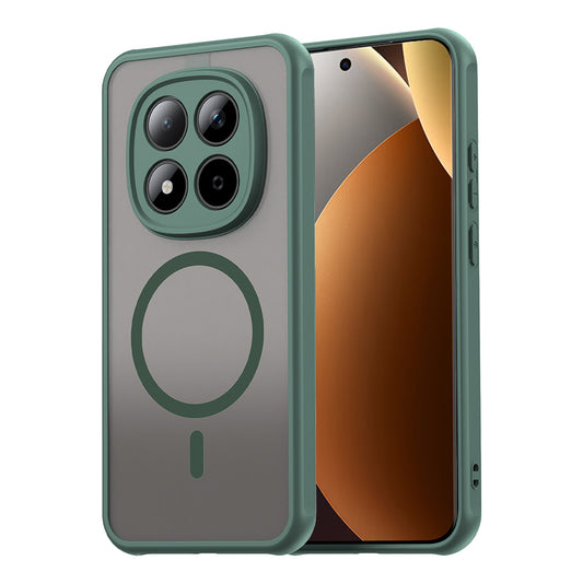 Funda MagSafe para Xiaomi Poco M8 Pro / Redmi Note 15 Pro+ 5G, Techsuit, HaloFrost II, Verde