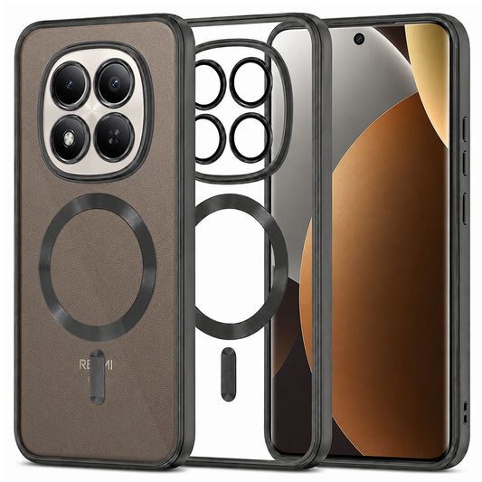 Funda MagSafe para Xiaomi Poco M8 Pro / Redmi Note 15 Pro+ 5G, Techsuit, Luxury Crystal, Negra