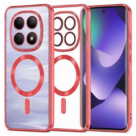 Funda MagSafe para Xiaomi Poco M8 / Redmi Note 15 5G / Note 15 4G, Techsuit, Luxury Crystal, Rosa