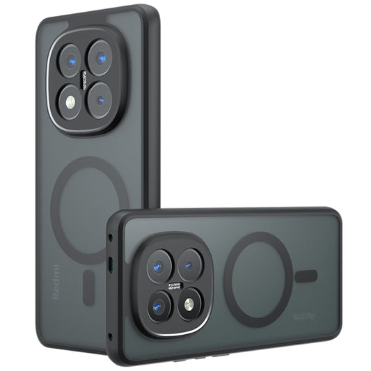 Funda MagSafe para Xiaomi Poco X7 / Note 14 Pro 5G, Techsuit, PureFrost, Negra