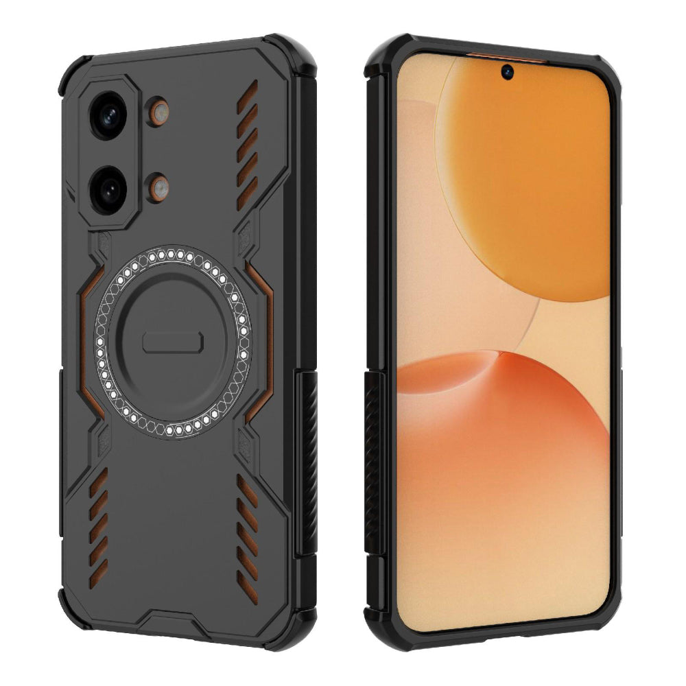 Funda MagSafe para Xiaomi Poco X8 Pro Max, Techsuit, ArmorMag, Negra