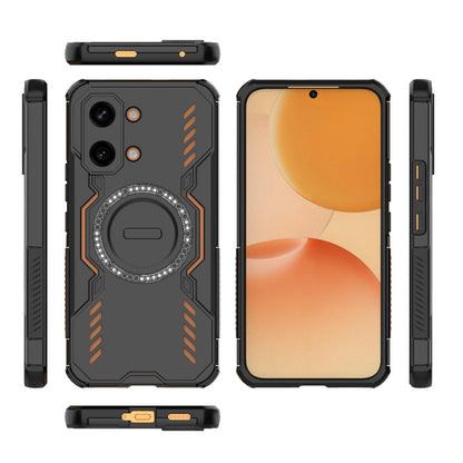 Funda MagSafe para Xiaomi Poco X8 Pro Max, Techsuit, ArmorMag, Negra