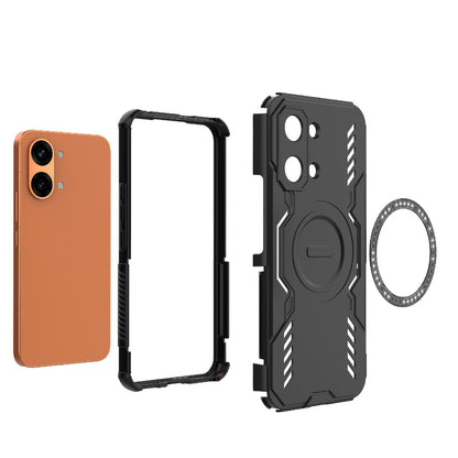 Funda MagSafe para Xiaomi Poco X8 Pro Max, Techsuit, ArmorMag, Negra