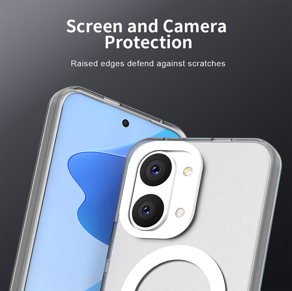 Funda MagSafe para Xiaomi Poco X8 Pro Max, Techsuit, CandyCase, Blanca