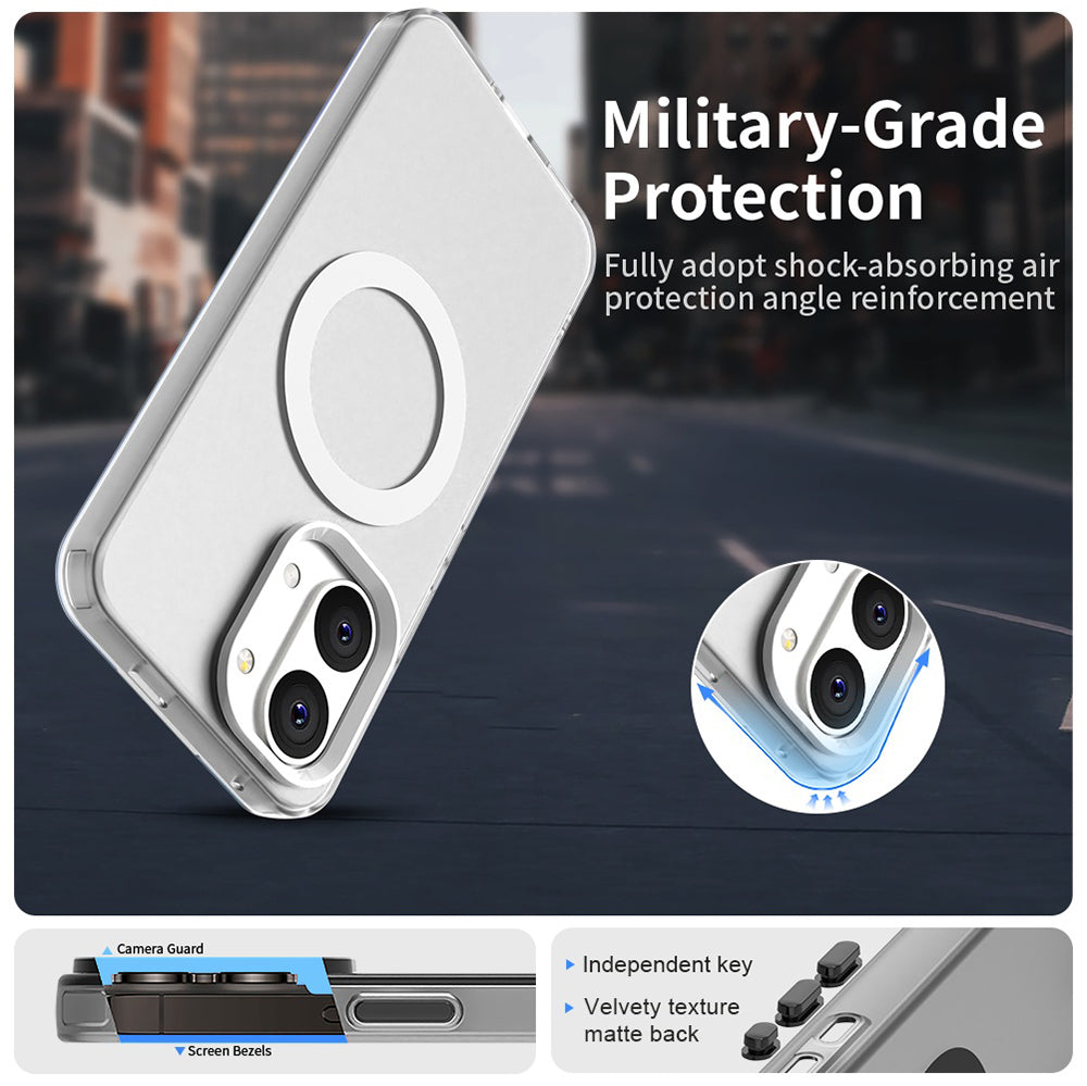 Funda MagSafe para Xiaomi Poco X8 Pro Max, Techsuit, CandyCase, Blanca