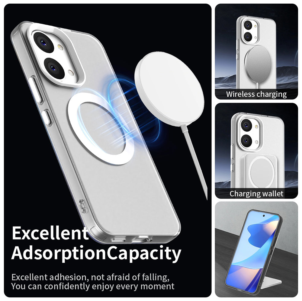 Funda MagSafe para Xiaomi Poco X8 Pro Max, Techsuit, CandyCase, Blanca