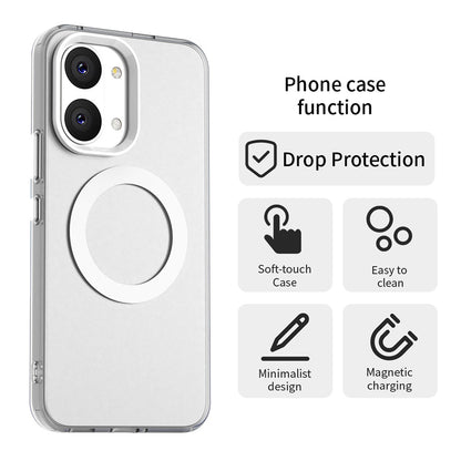 Funda MagSafe para Xiaomi Poco X8 Pro Max, Techsuit, CandyCase, Blanca