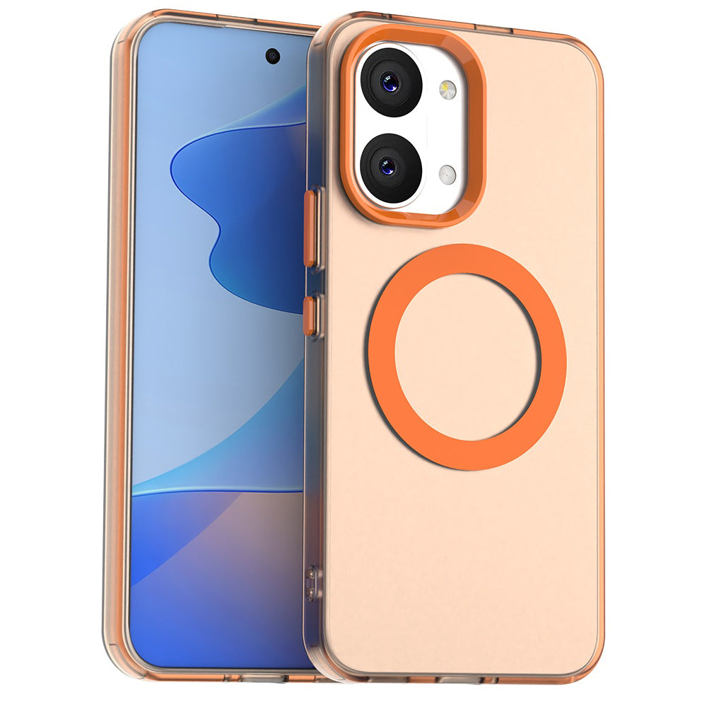 Funda MagSafe para Xiaomi Poco X8 Pro Max, Techsuit, CandyCase, Naranja