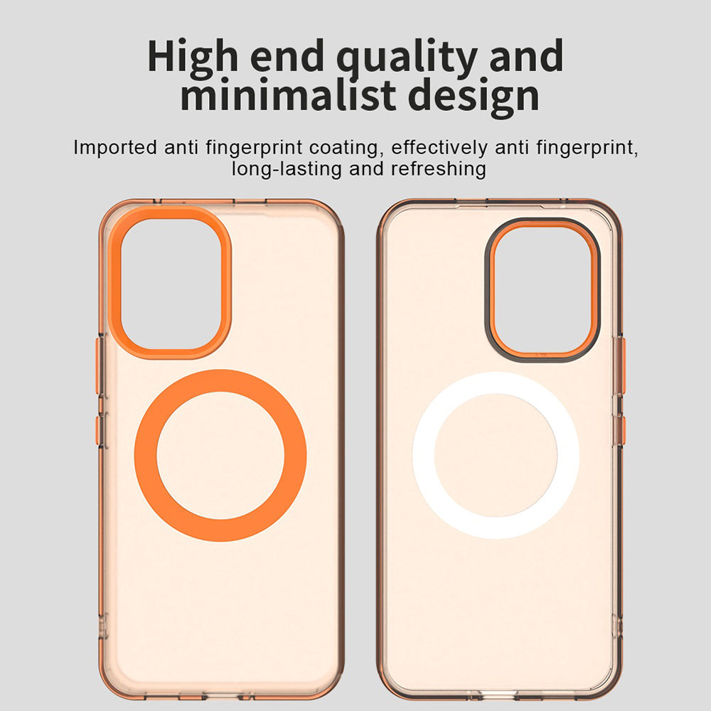 Funda MagSafe para Xiaomi Poco X8 Pro Max, Techsuit, CandyCase, Naranja