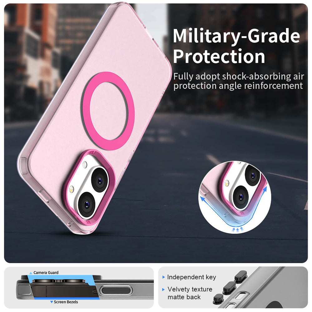 Funda MagSafe para Xiaomi Poco X8 Pro Max, Techsuit, CandyCase, Rosa