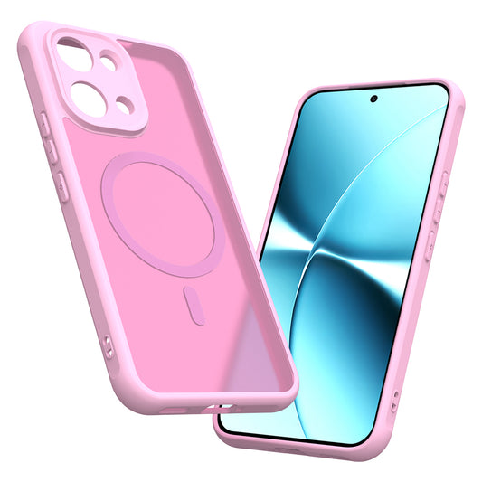 Funda MagSafe para Xiaomi Poco X8 Pro Max, Techsuit, HaloFrost II, Rosa