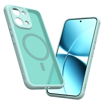 Funda MagSafe para Xiaomi Poco X8 Pro Max, Techsuit, HaloFrost II, Verde Claro