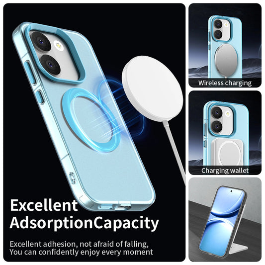 Funda MagSafe para Xiaomi Poco X8 Pro, Techsuit, CandyCase, Azul