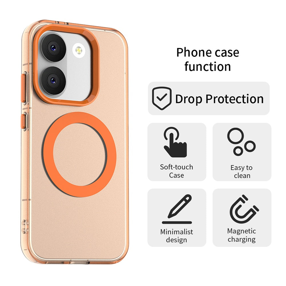 MagSafe Case for Xiaomi Poco X8 Pro, Techsuit, CandyCase, Orange