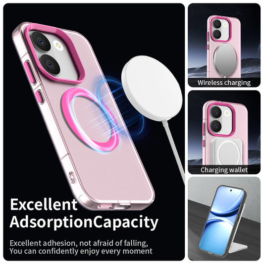 Funda MagSafe para Xiaomi Poco X8 Pro, Techsuit, CandyCase, Rosa