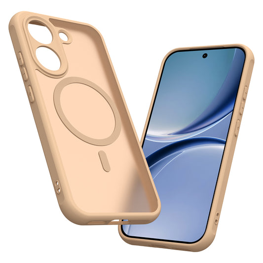 Funda MagSafe para Xiaomi Poco X8 Pro, Techsuit, HaloFrost II, Dorada