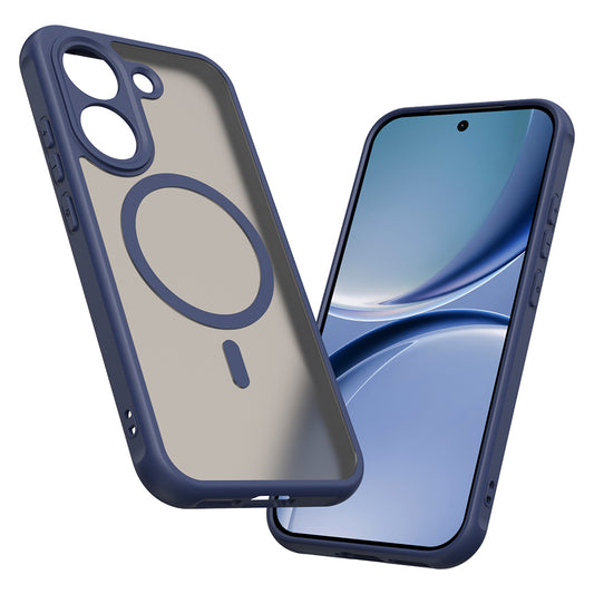 Funda MagSafe para Xiaomi Poco X8 Pro, Techsuit, HaloFrost II, Azul Marino