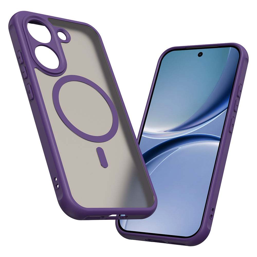 Funda MagSafe para Xiaomi Poco X8 Pro, Techsuit, HaloFrost II, Morado