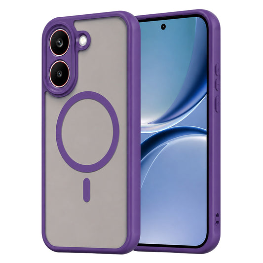 Funda MagSafe para Xiaomi Poco X8 Pro, Techsuit, HaloFrost II, Morado